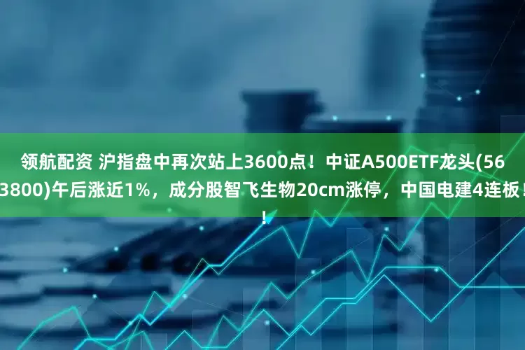 领航配资 沪指盘中再次站上3600点！中证A500ETF龙头(563800)午后涨近1%，成分股智飞生物20cm涨停，中国电建4连板！